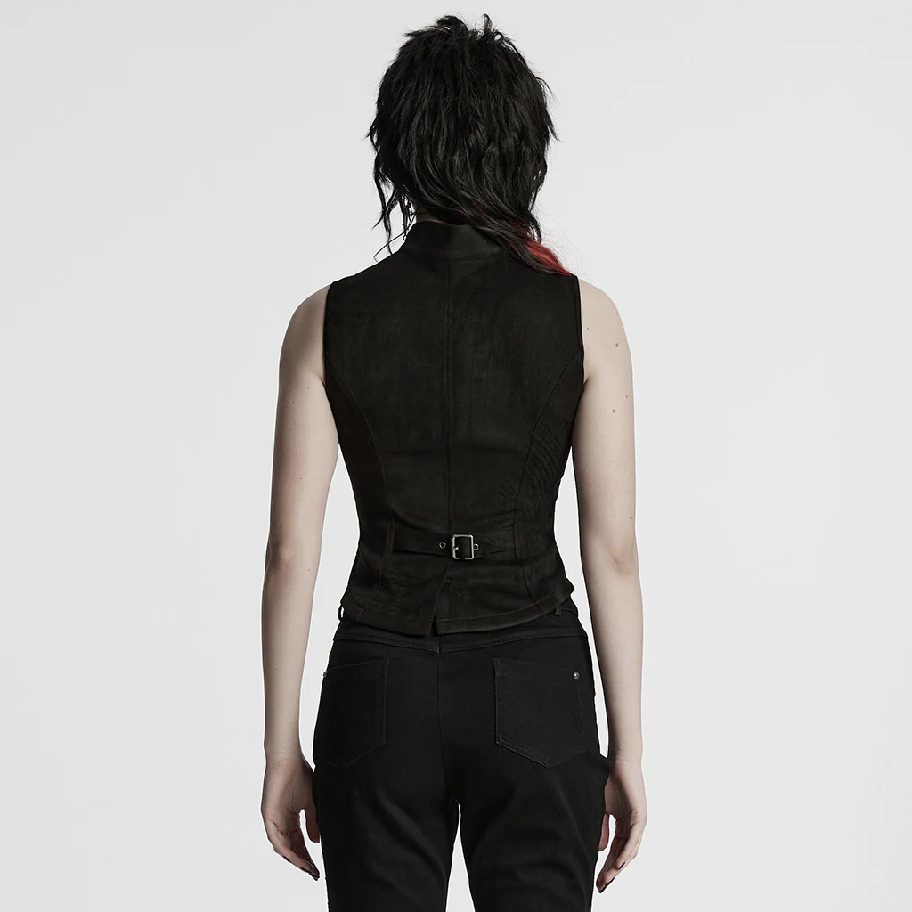 Punk skeleton silhouette vest - Image 3