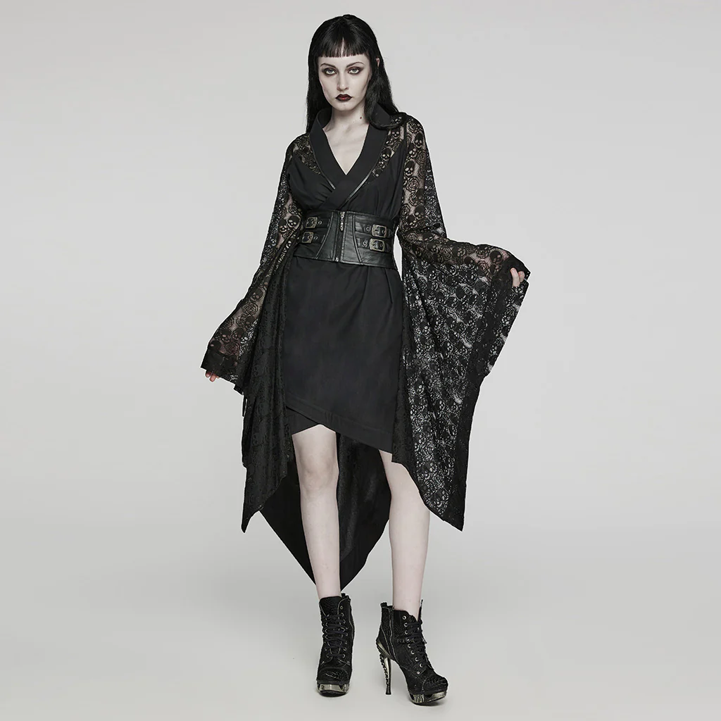 Punk Skull and Rose Kimono - Image 5