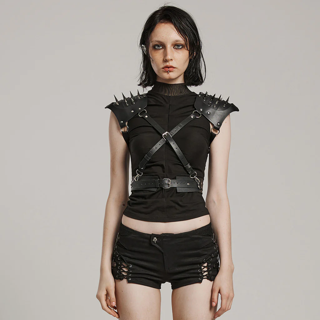 Punk Spiked Shoulder Armor Harness