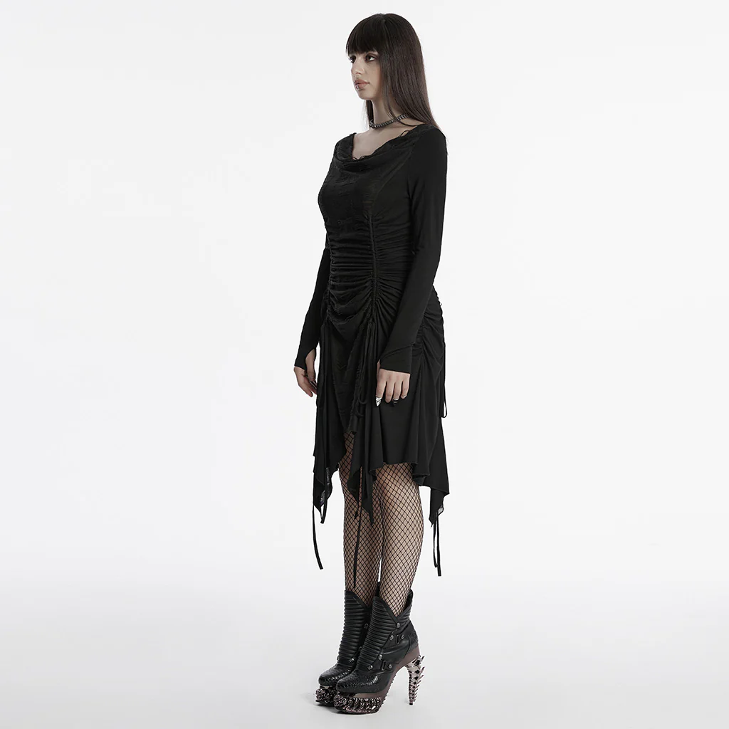 Punk swing collar dress - Image 11