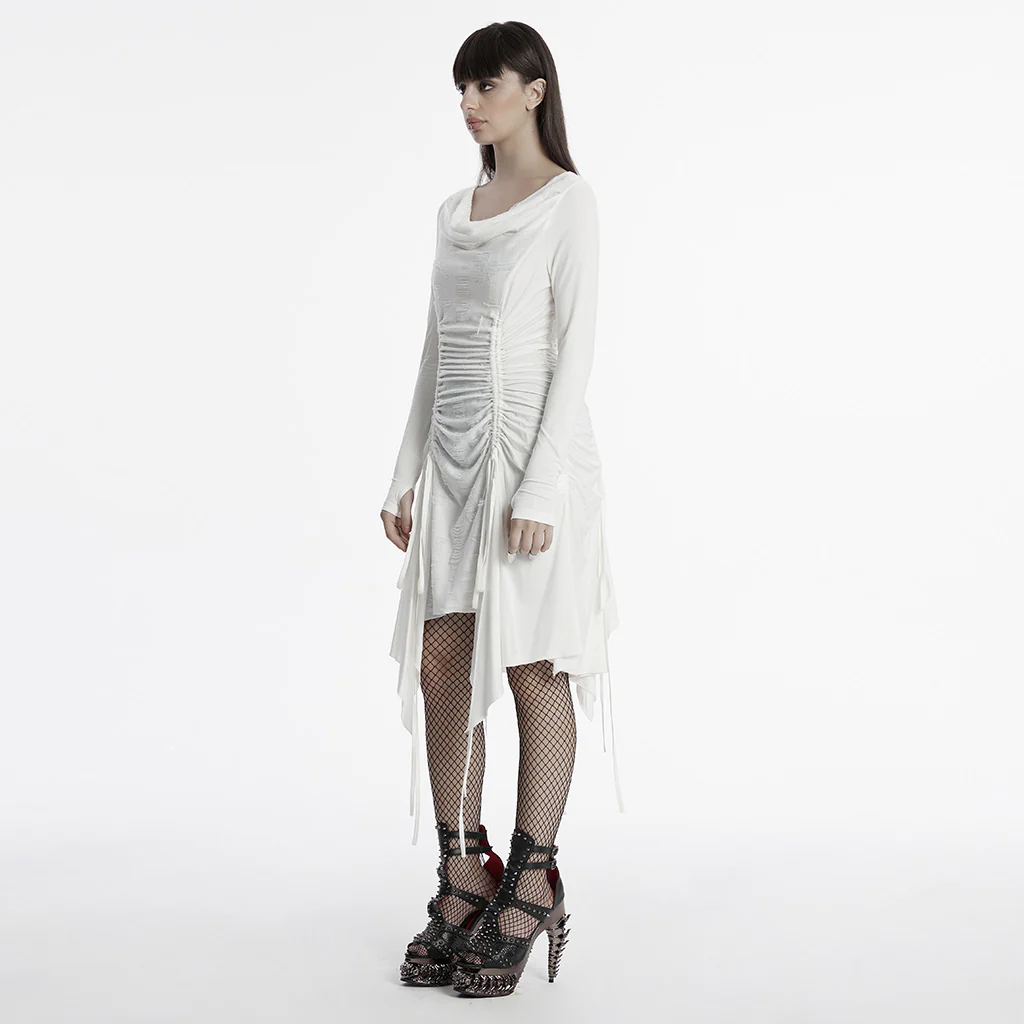 Punk swing collar dress - Image 2