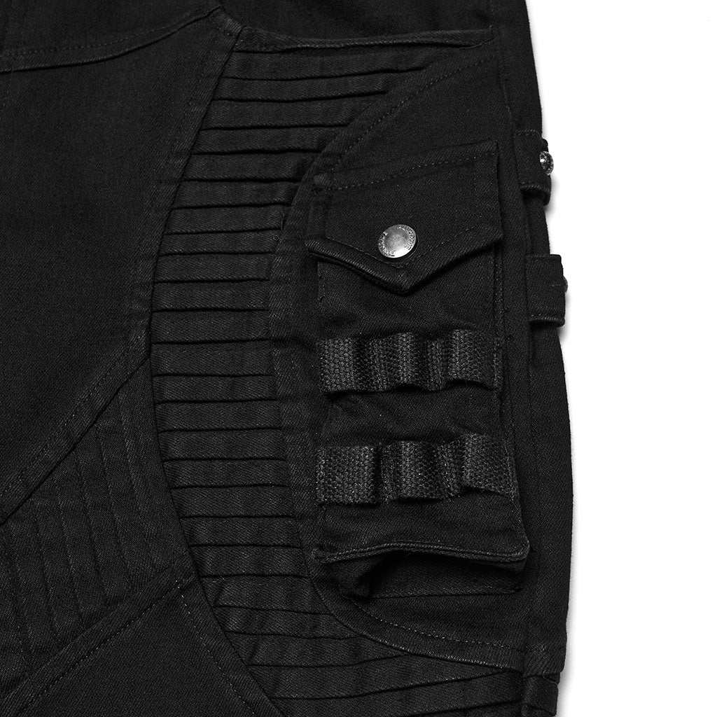 Punk techwear denim pants - Image 6