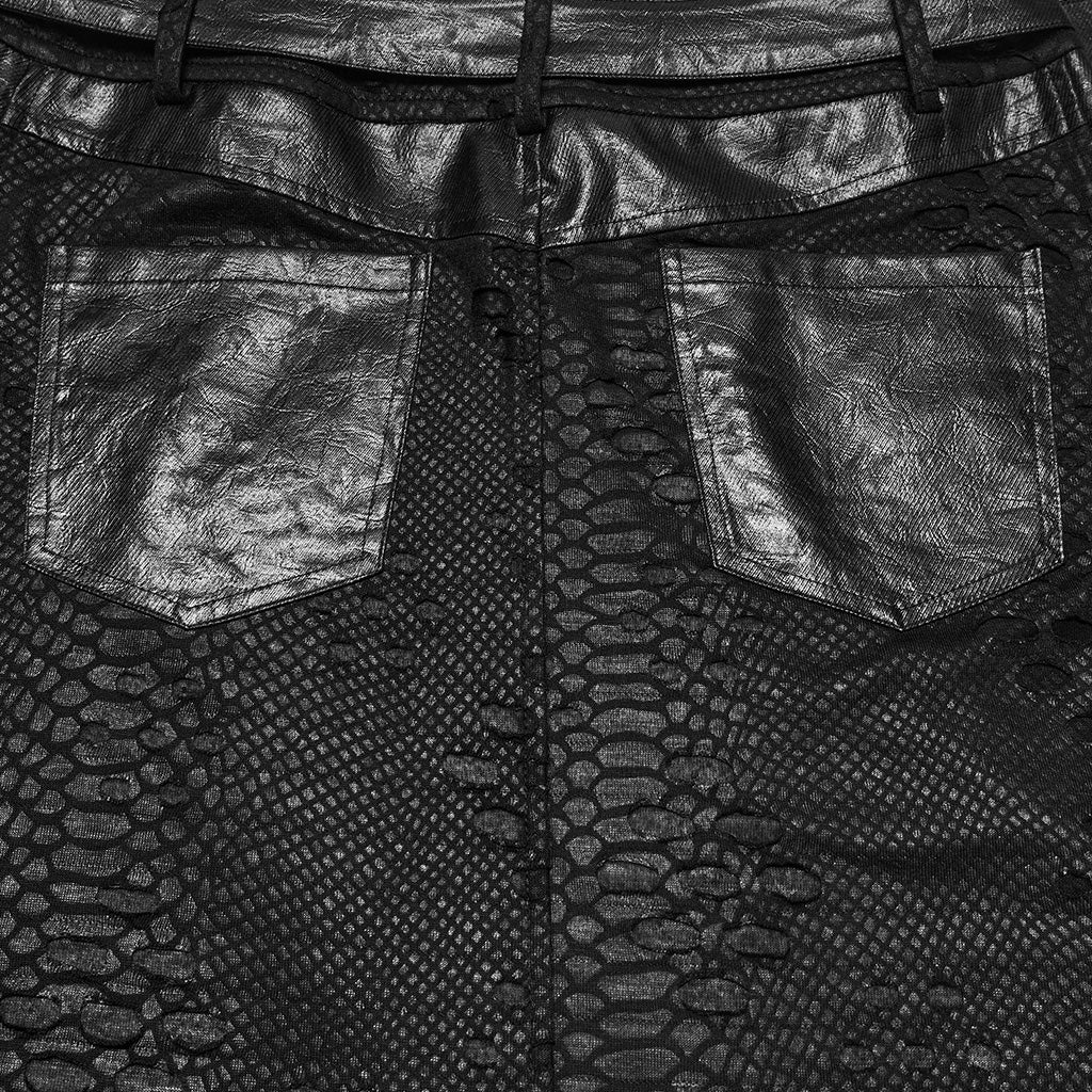 Punk tattered knitted Kilt - Image 8