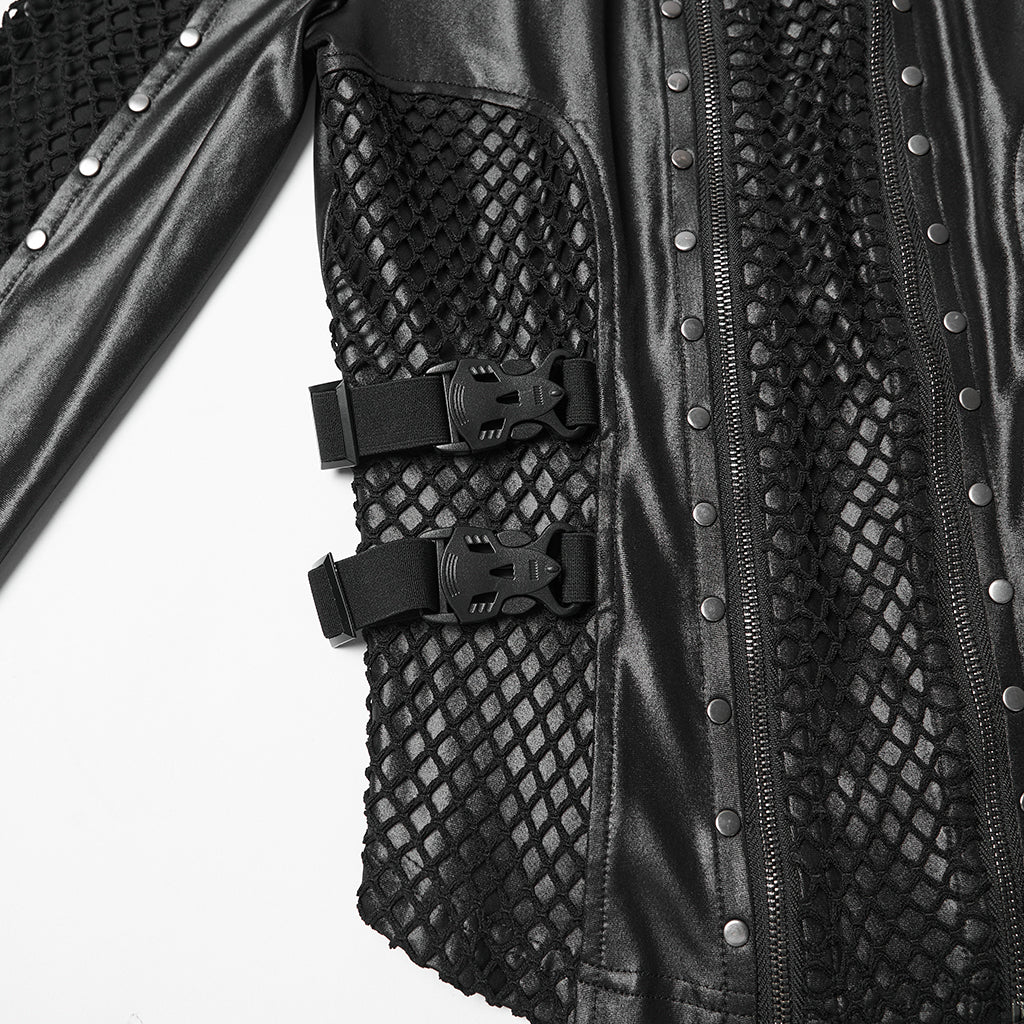 Punk Techwear Long T-Shirt - Image 7