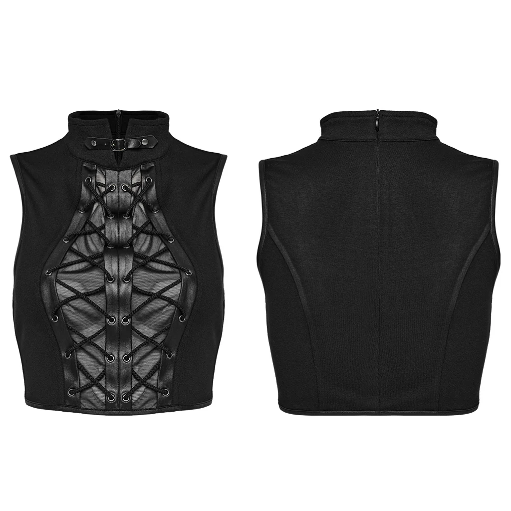 Punk tie-up crop top - Image 8