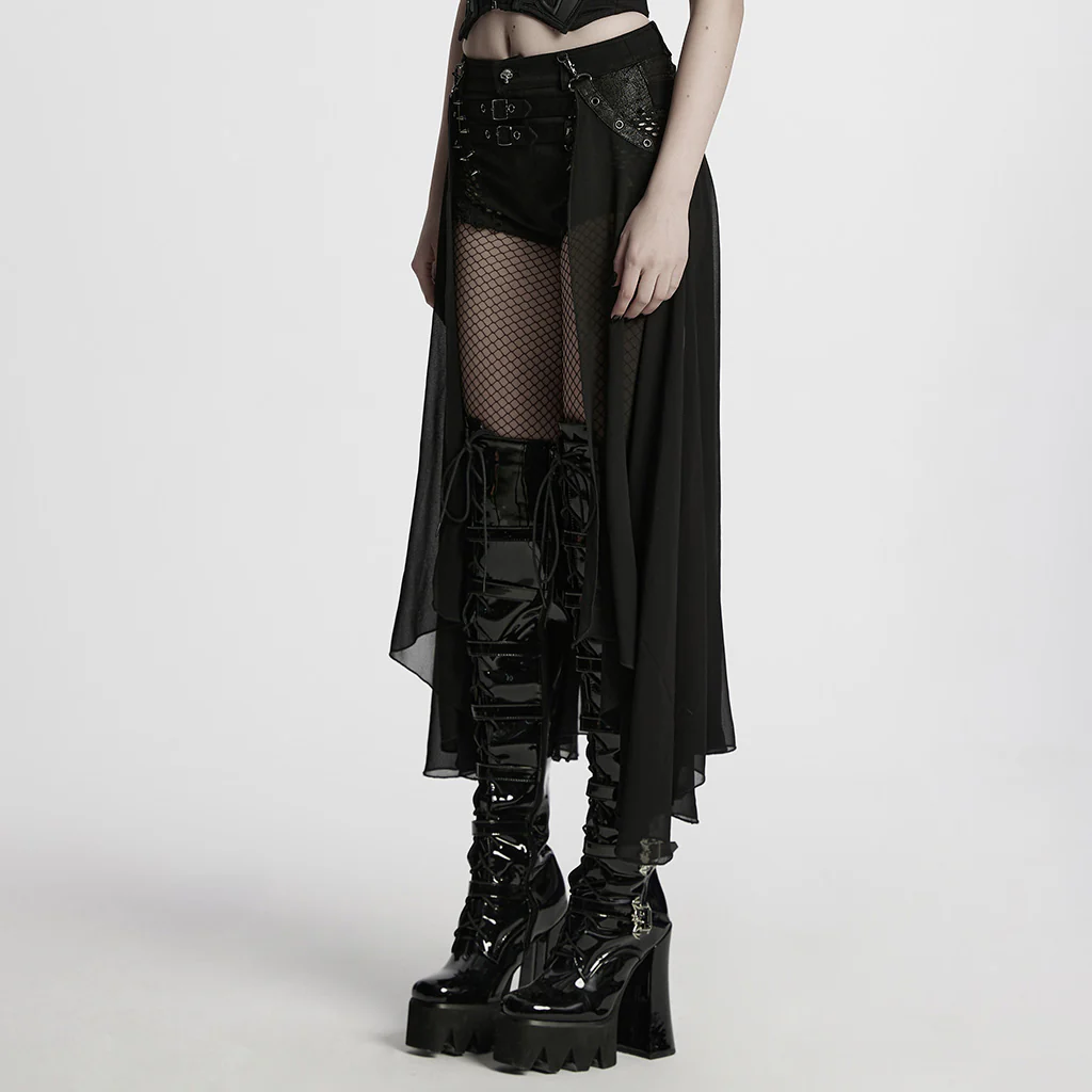 Punk two-piece skirt shorts - Image 4