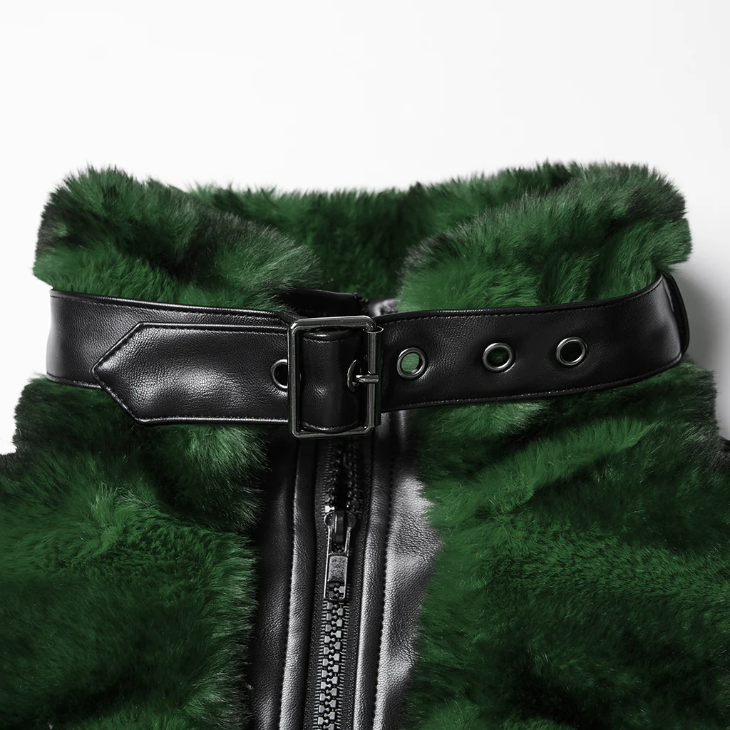 Punk Ultra-Soft Fur Coat - Image 16