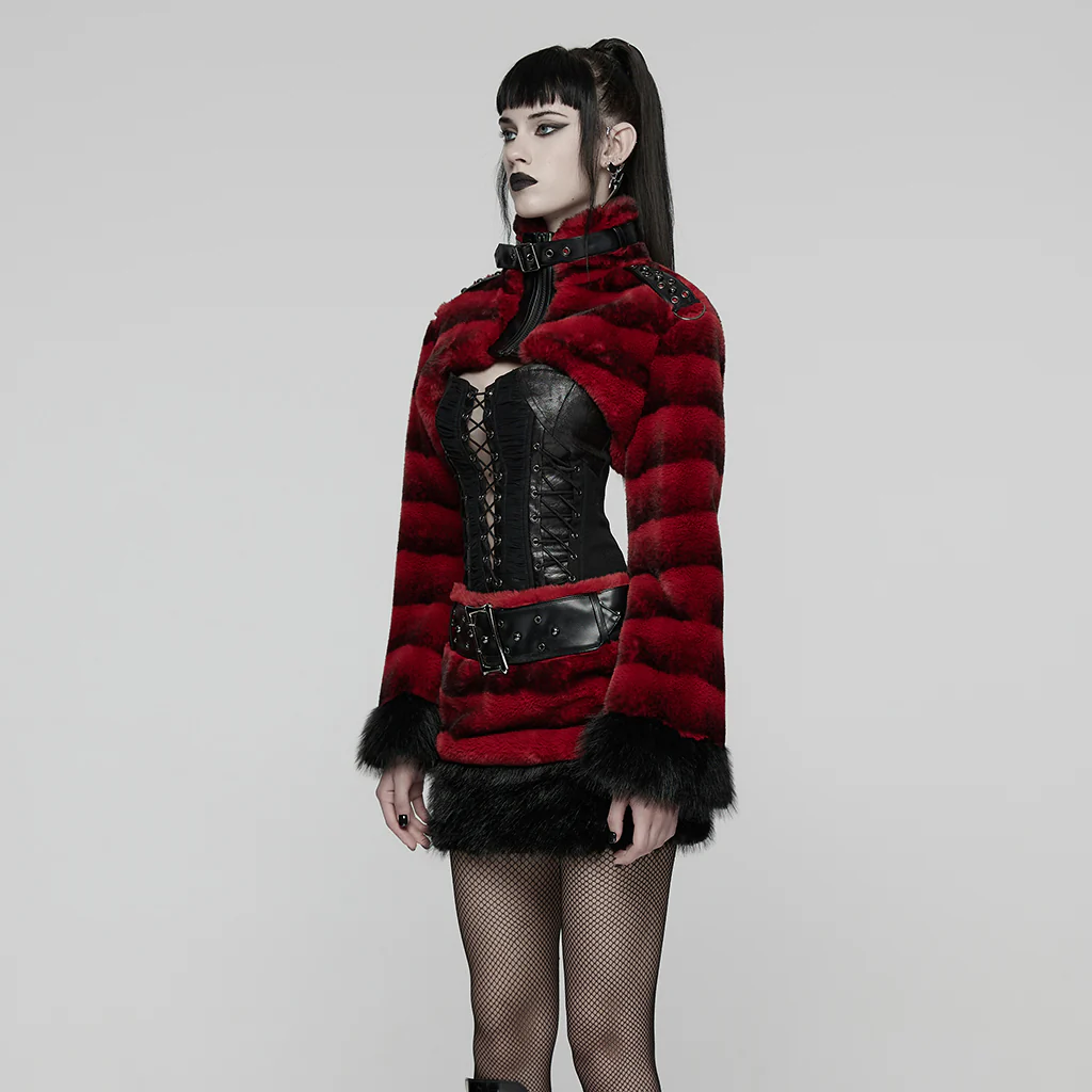 Punk Ultra-Soft Fur Coat - Image 20