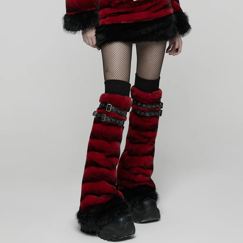 Punk Ultra-Soft Fur Leg Warmers - Image 22
