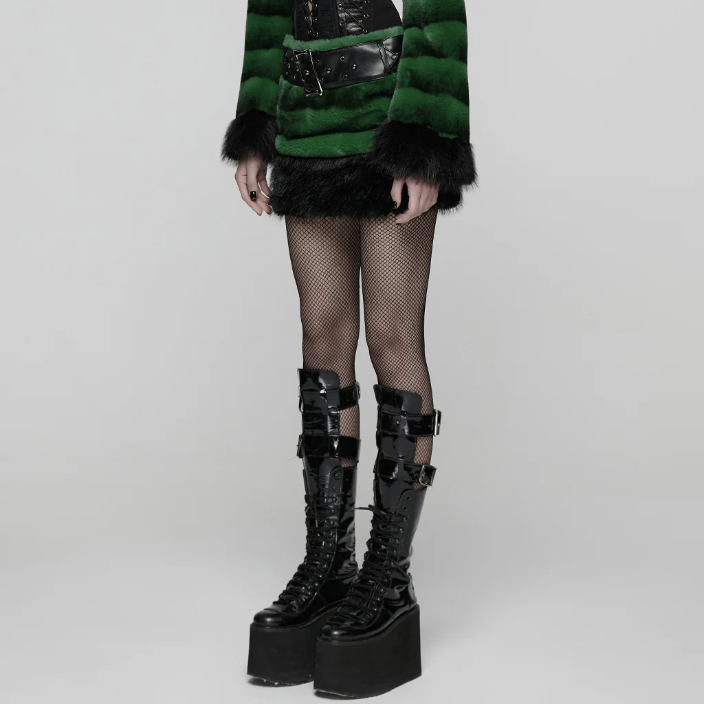 Punk Ultra-Soft Fur Skirt - Image 13