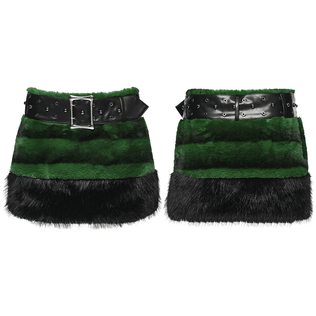 Punk Ultra-Soft Fur Skirt - Image 16
