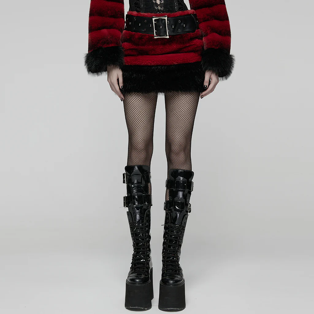 Punk Ultra-Soft Fur Skirt - Image 2