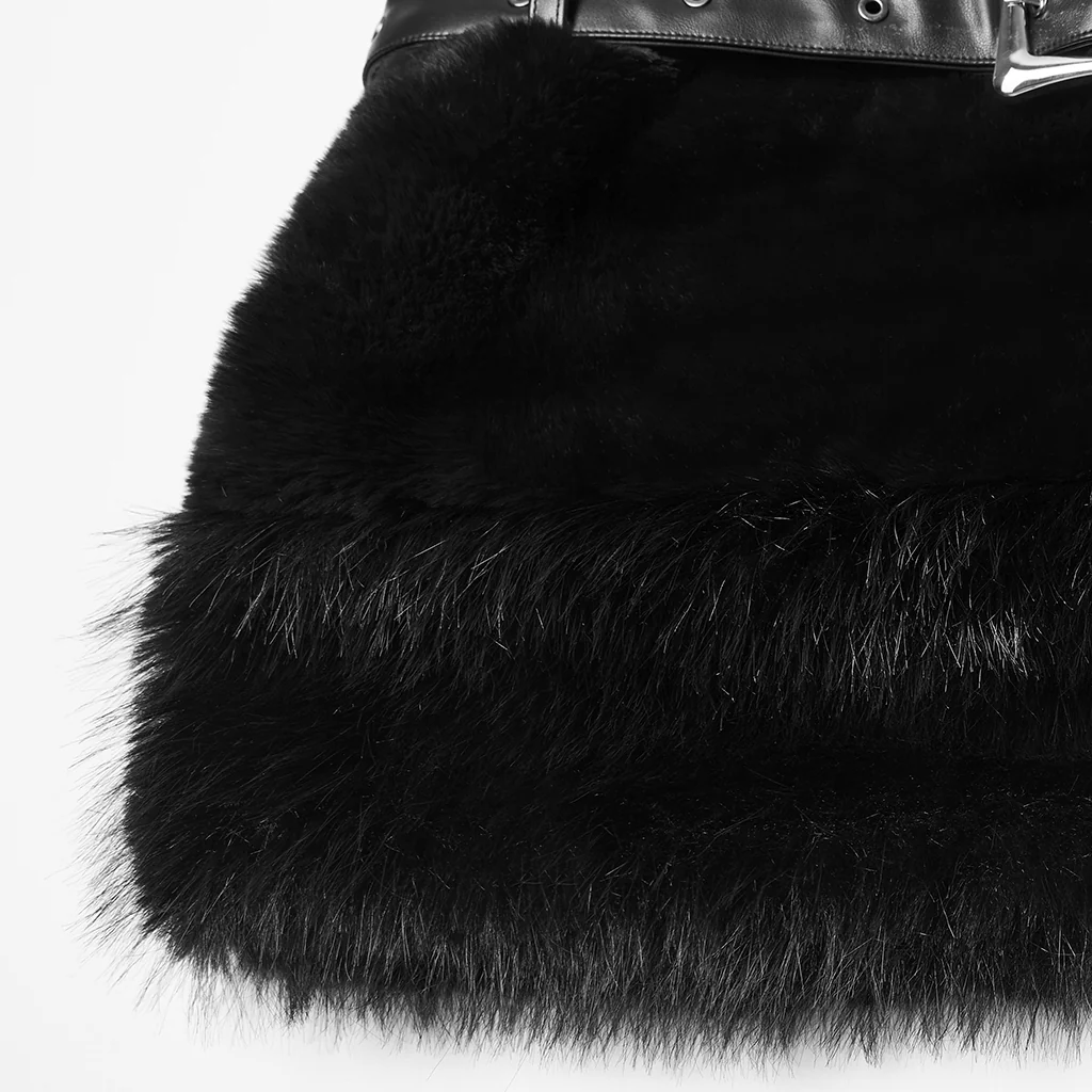Punk Ultra-Soft Fur Skirt - Image 26