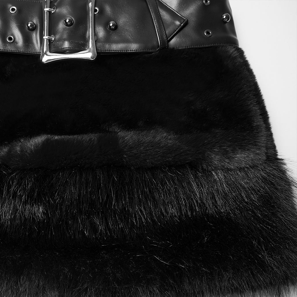 Punk Ultra-Soft Fur Skirt - Image 27