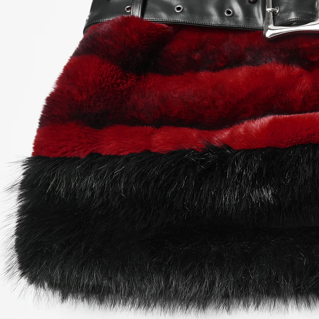 Punk Ultra-Soft Fur Skirt - Image 4