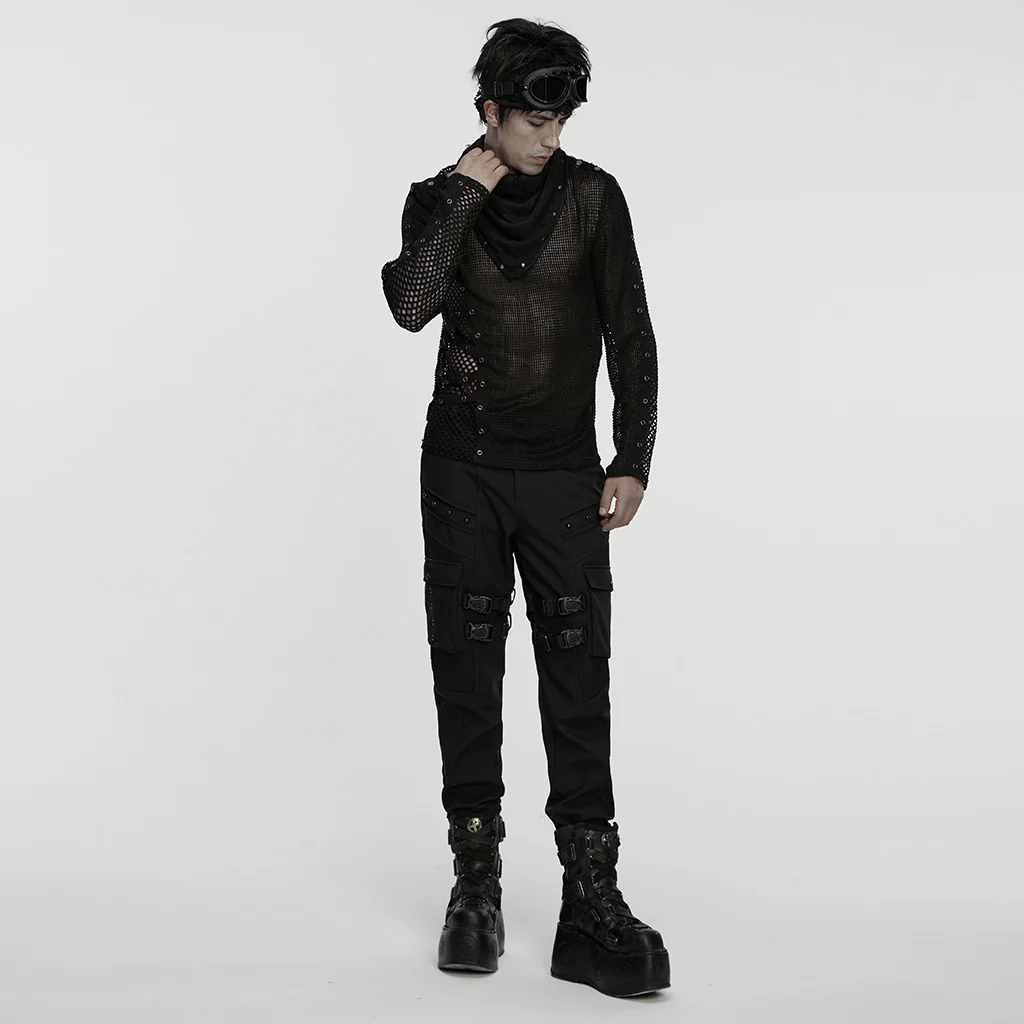 Punk waterproof techwear pants - Image 5