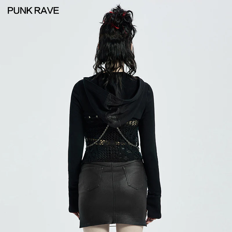 Punk Woven Short Coat - Image 3