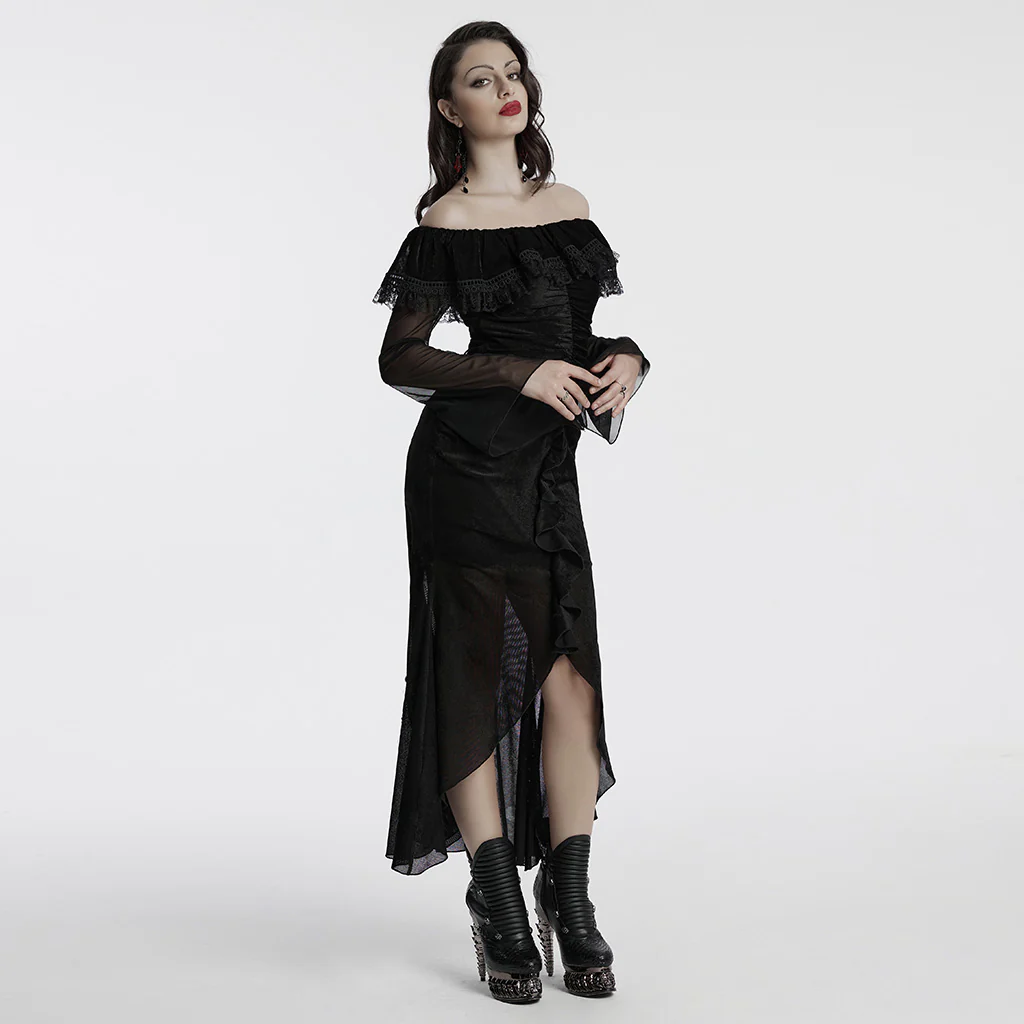 Sexy goth mesh dress - Image 5