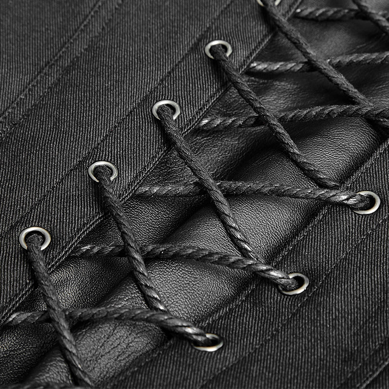 Soldiert Stripe Zipped Short Punk Jacket - Image 5