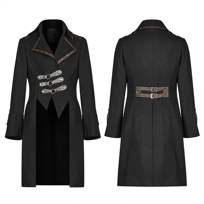 Steam Punk Long Coat - Image 4