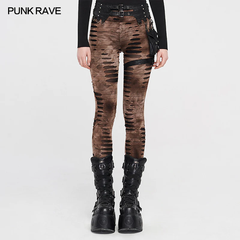 Steampunk detachable waistbag leggings - Image 7