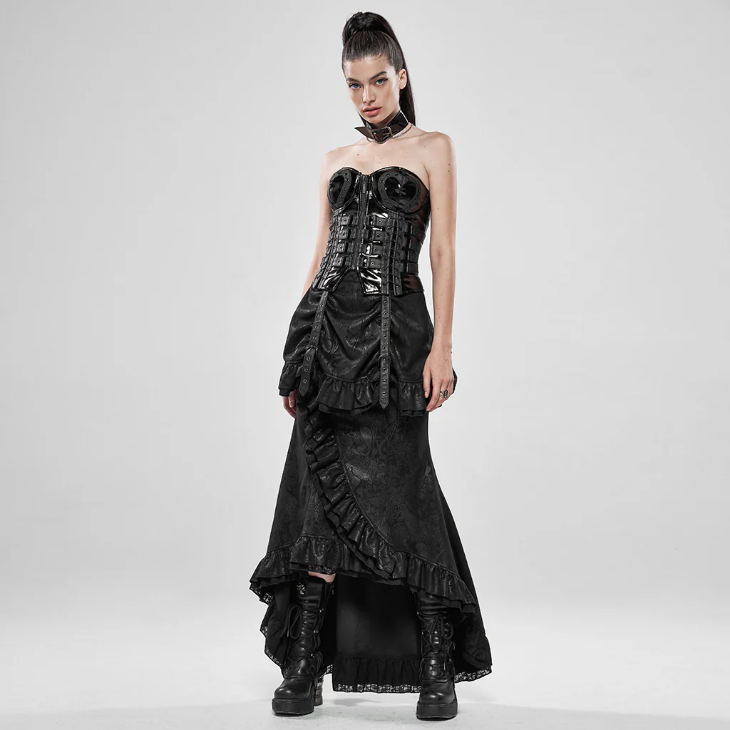 Steampunk Gorgeous Noble Fishtail Skirt - Image 12