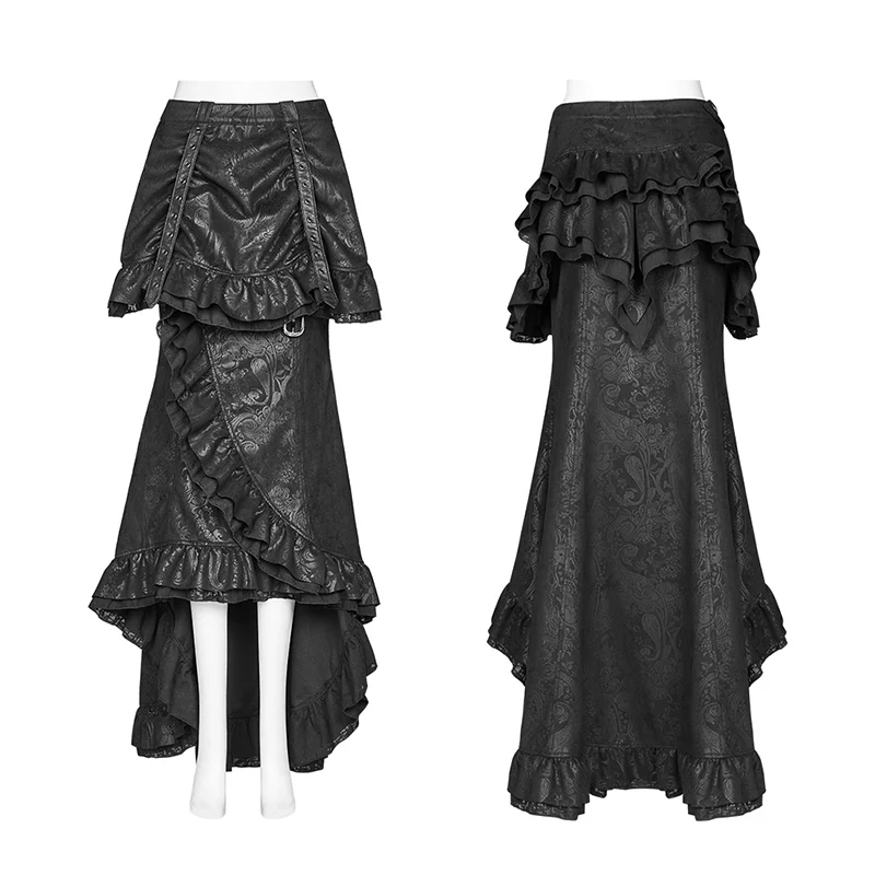 Steampunk Gorgeous Noble Fishtail Skirt - Image 4