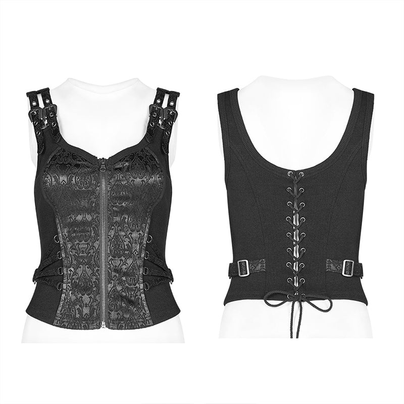 Steampunk Jacquard Waistcoat - Image 4