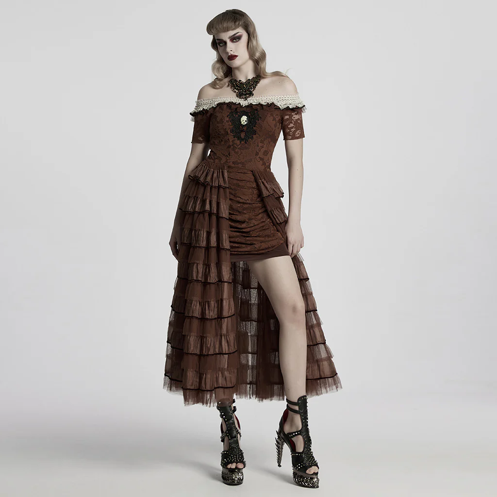 Steampunk lace dress - Image 5