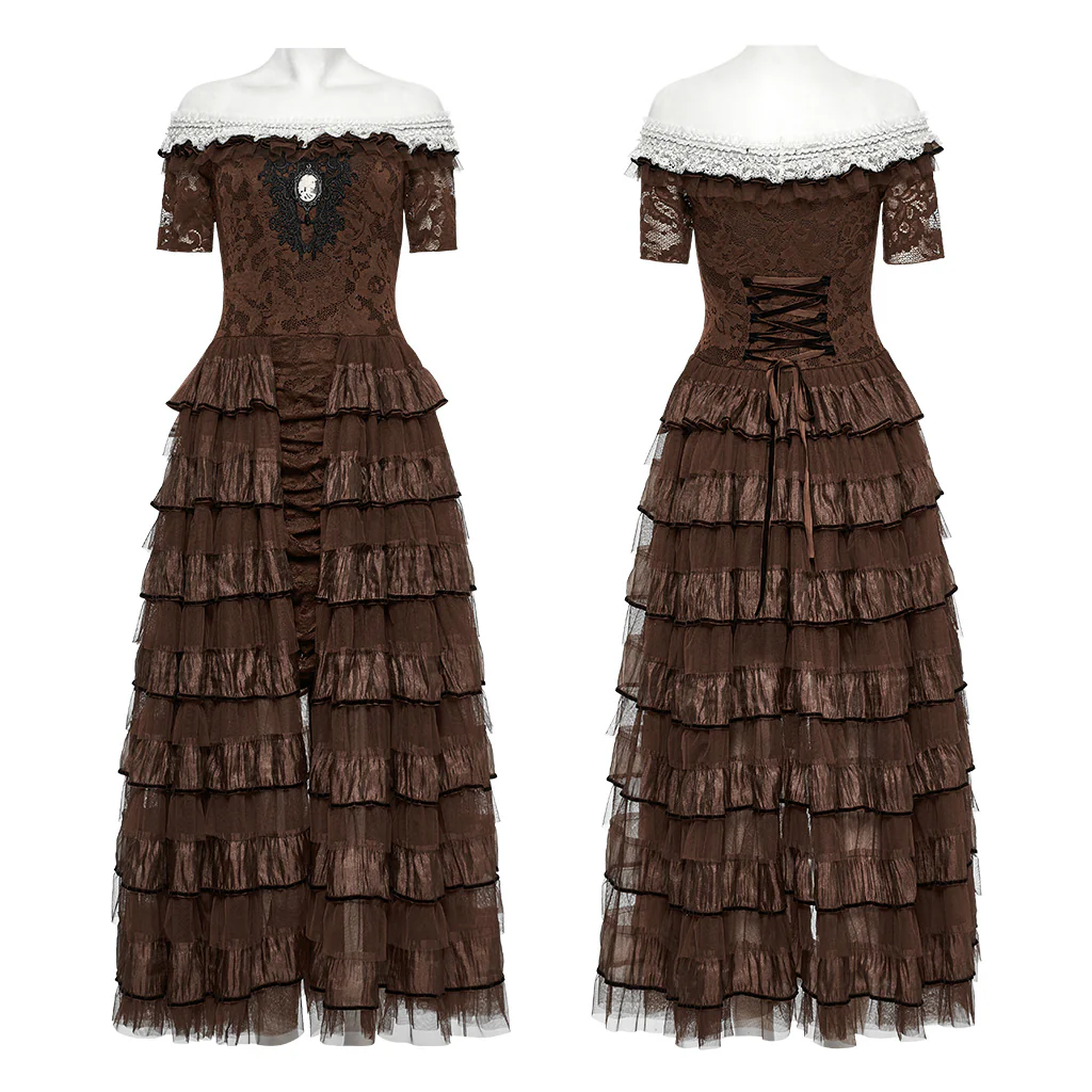 Steampunk lace dress - Image 6