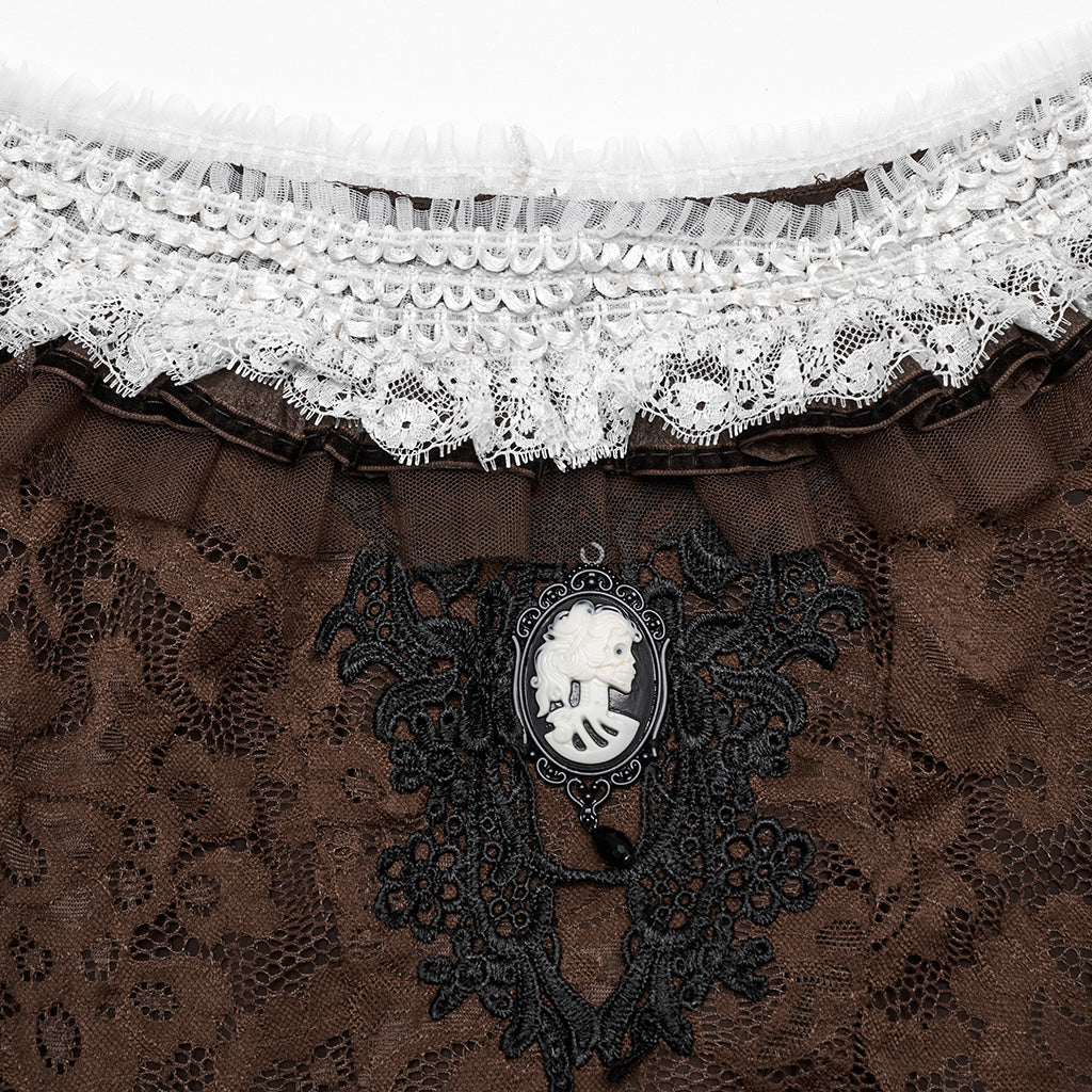 Steampunk lace dress - Image 8