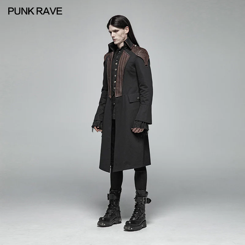 Steampunk Mens Mid-length Coat - Image 2