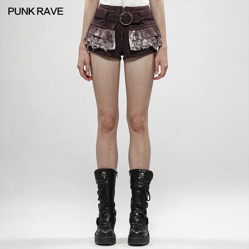 Steampunk viper stonewashing shorts - Image 7