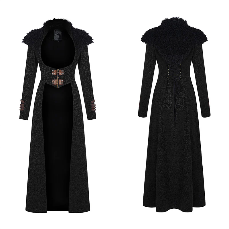 Steampunk warm long coats - Image 2