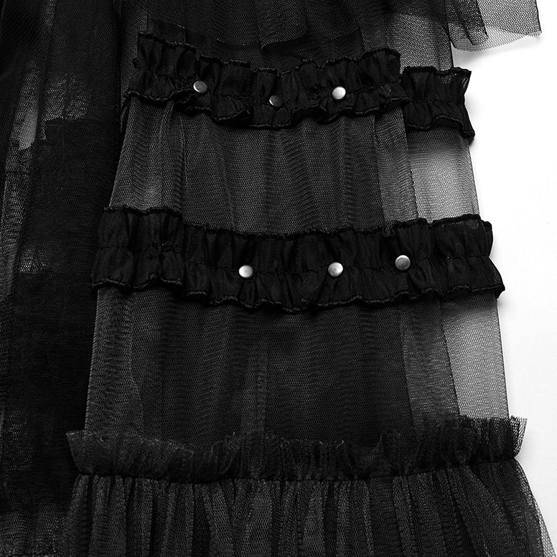 Sweet cool Gradient mesh skirt - Image 5