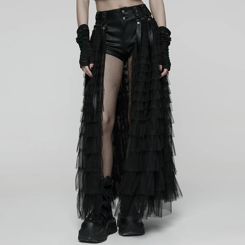 Sweet Detachable Punk Culottes - Image 2