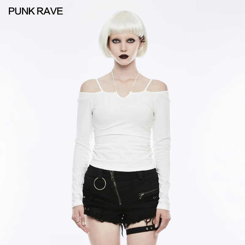 T Tie The Rope Strapless Long Sleeve Bottoming Shirts - Image 7
