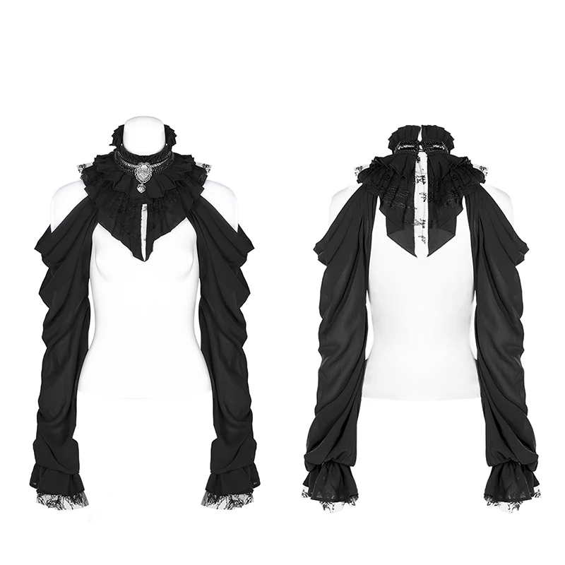 The Queen's Gift Gorgeous Off Shoulder Shawl - Image 4
