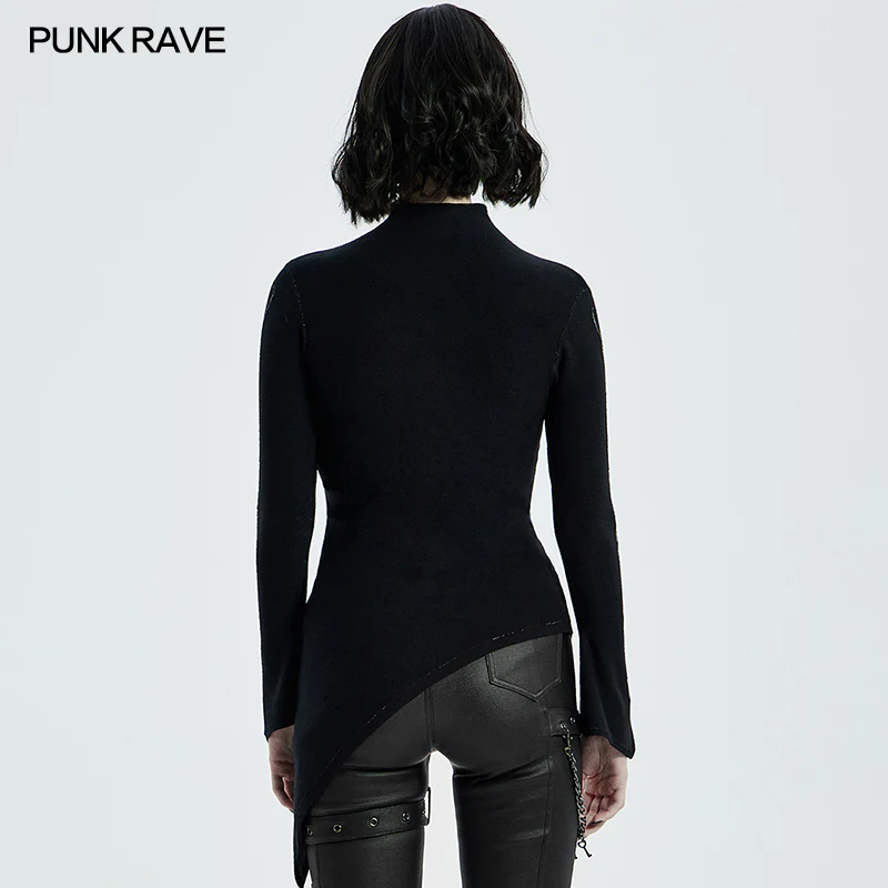 Two wear irregular sweaters - Image 3