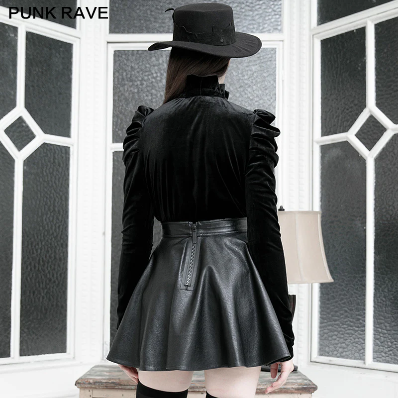 Velvet bow shirt - Image 3