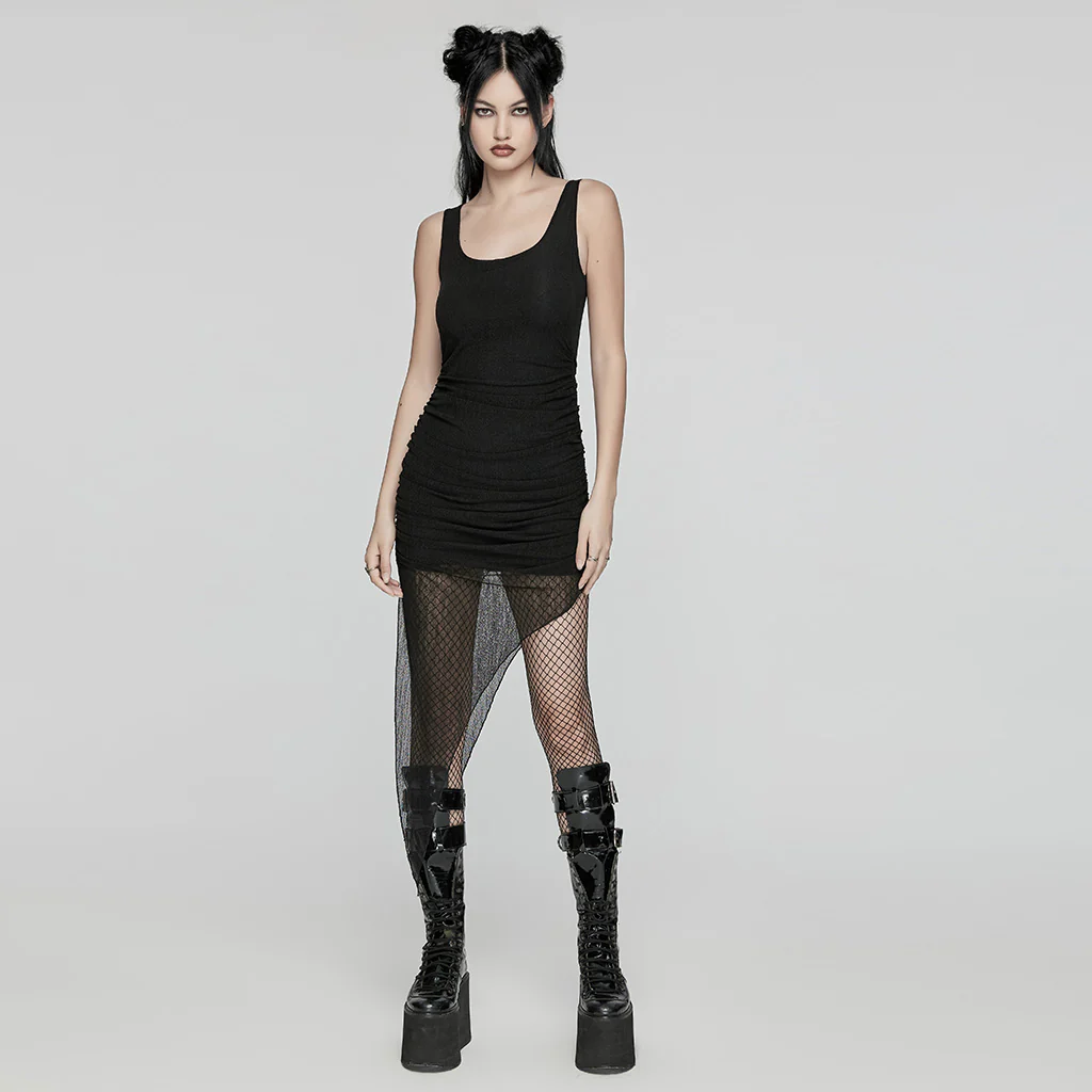 Wasteland hooded two-piece mesh dress - Image 5