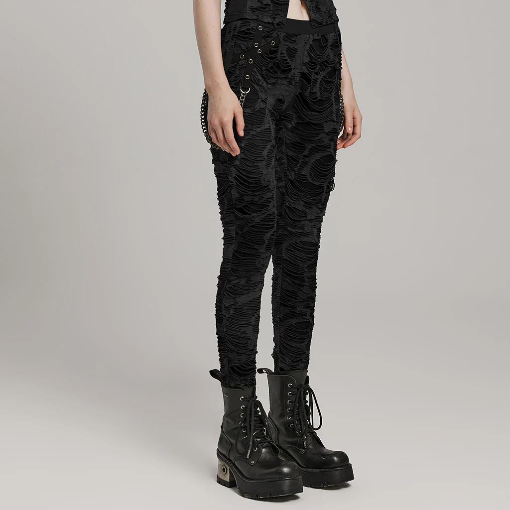 Wasteland tie-dyed  punk trousers - Image 10