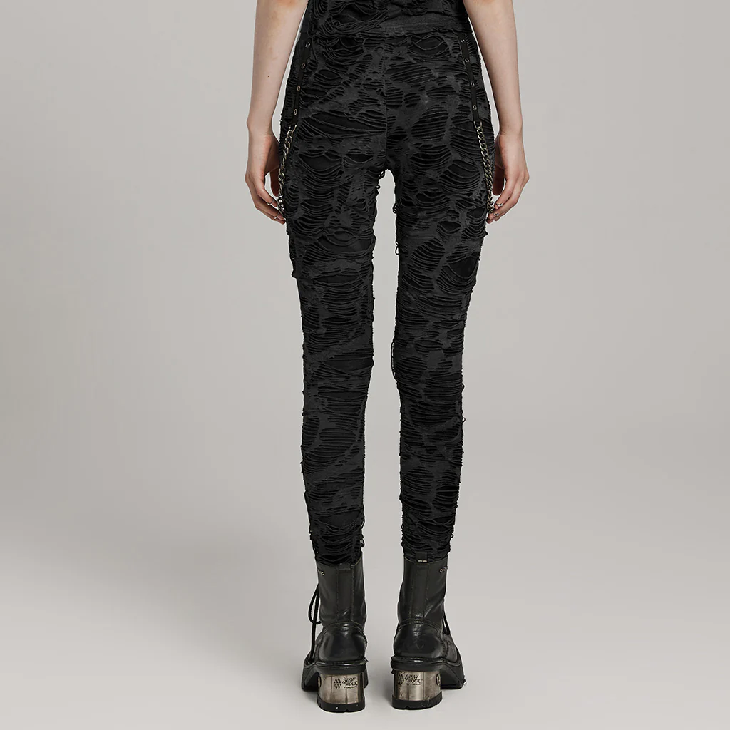 Wasteland tie-dyed  punk trousers - Image 11