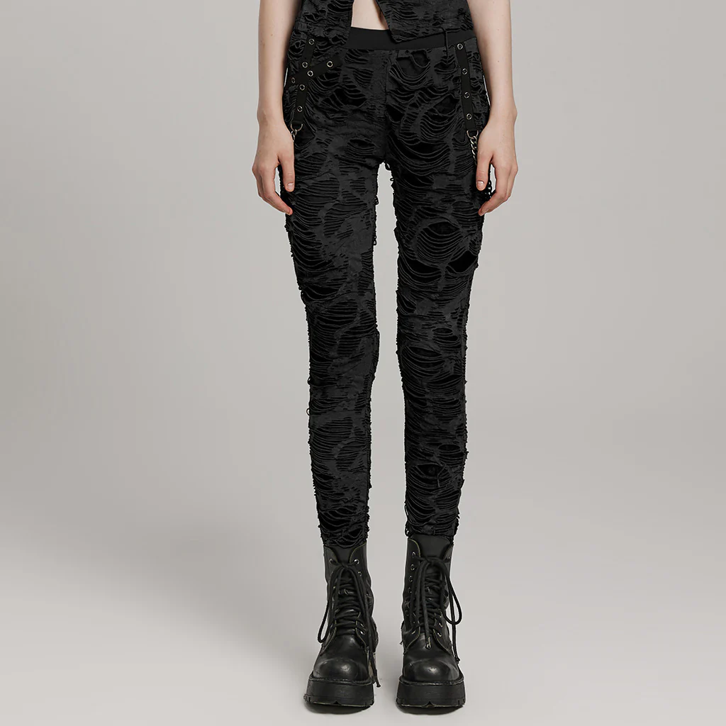Wasteland tie-dyed  punk trousers - Image 8