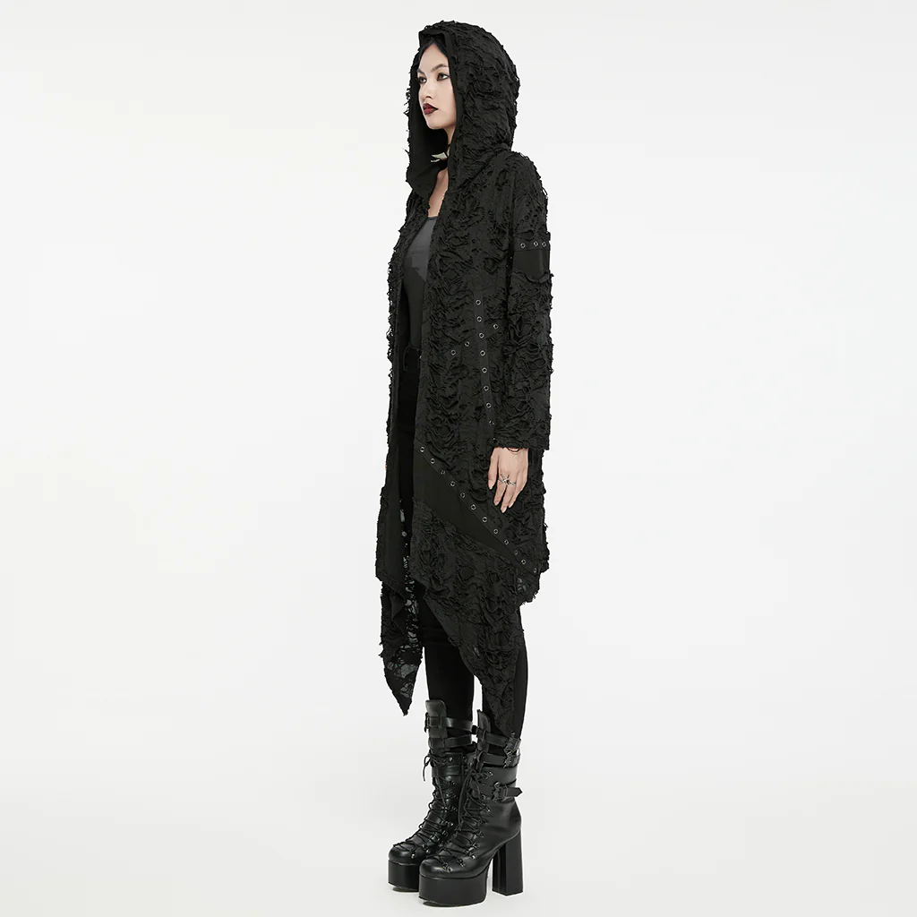 Wasteland Tie-dyedpunk decayed coat - Image 10