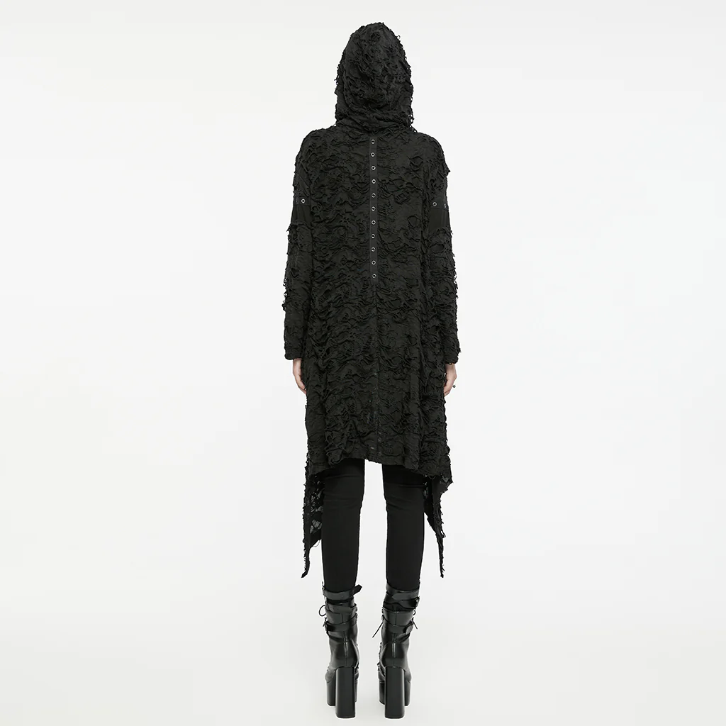 Wasteland Tie-dyedpunk decayed coat - Image 11