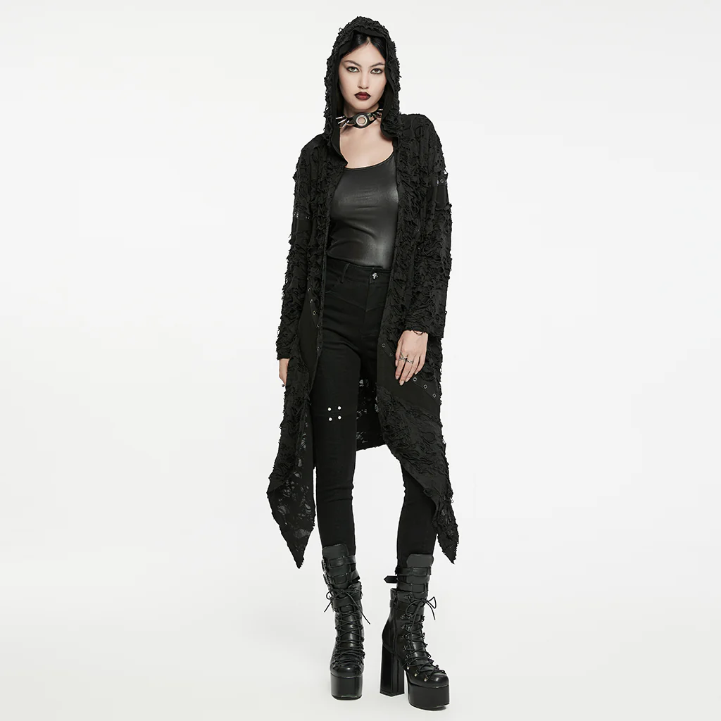 Wasteland Tie-dyedpunk decayed coat - Image 9