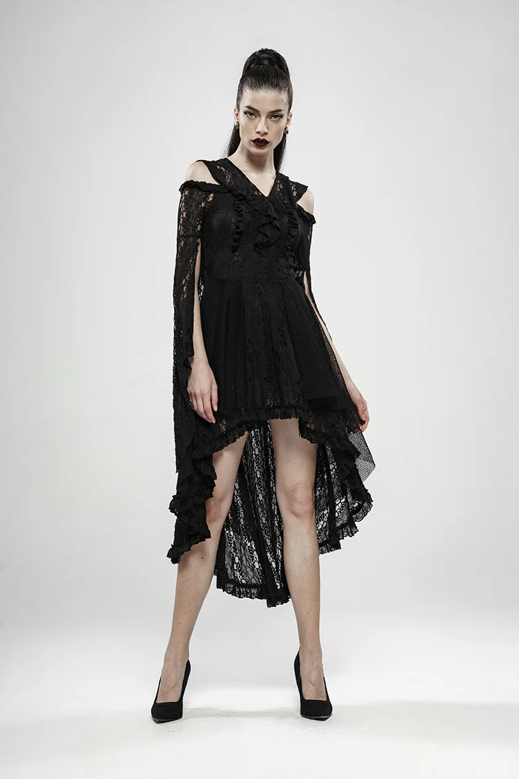 Wilderness Witch Lace Irregular Dress - Image 4