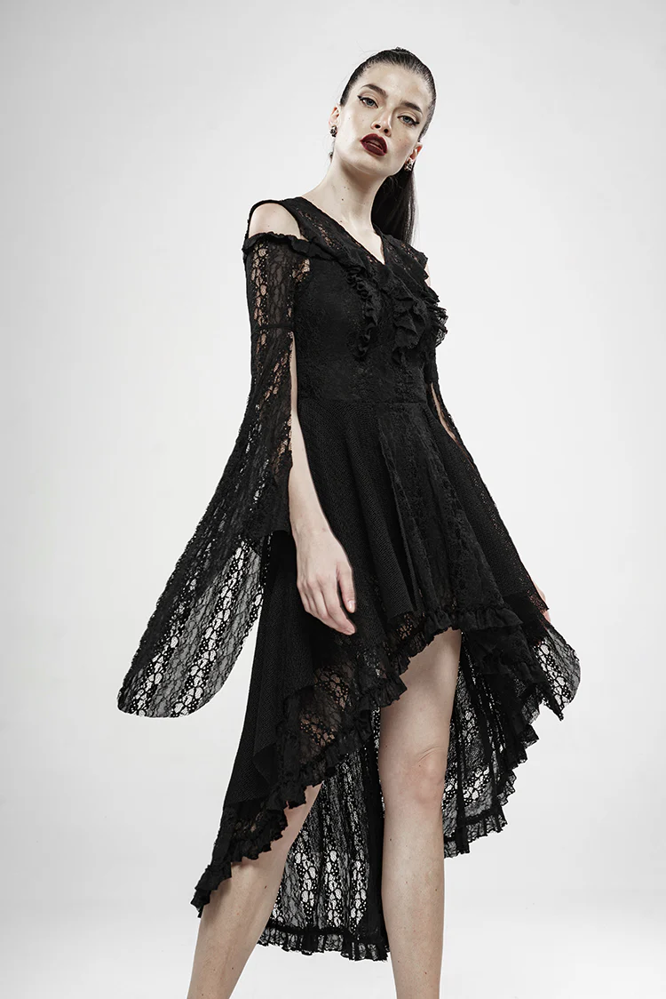 Wilderness Witch Lace Irregular Dress - Image 7