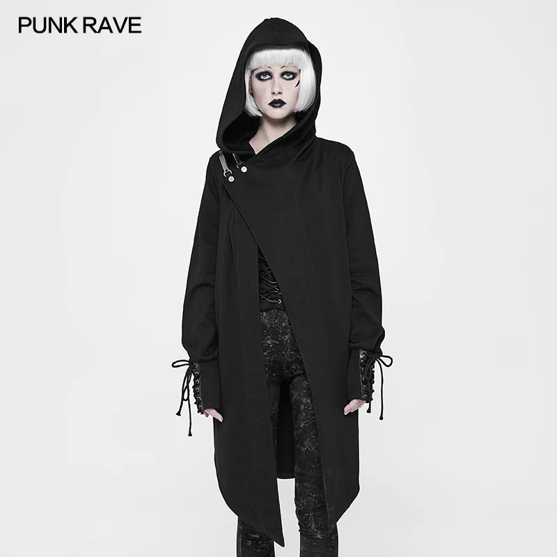 Witch Cardigan Sweater Punk Coat With Hood